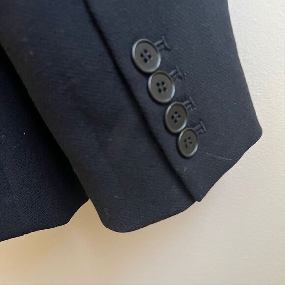 Talbots blazer black Wool jacket Size 12 - Picture 4 of 6